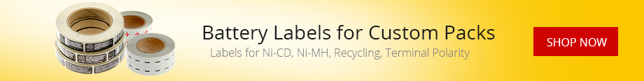 Labels for Battery Pack and Assemblies