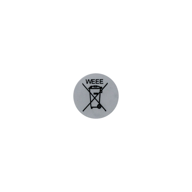 LP12-Medium Circular Do Not Dispose In Trash Caution Label 2000 per roll