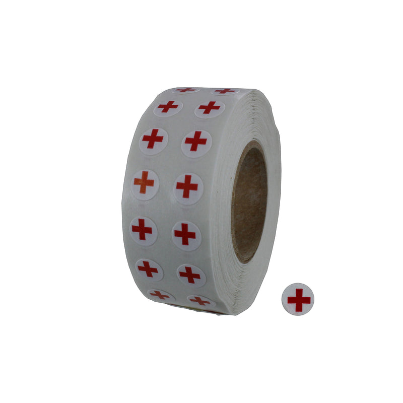 LP01-Small Circle Positive Label, 2000 per roll